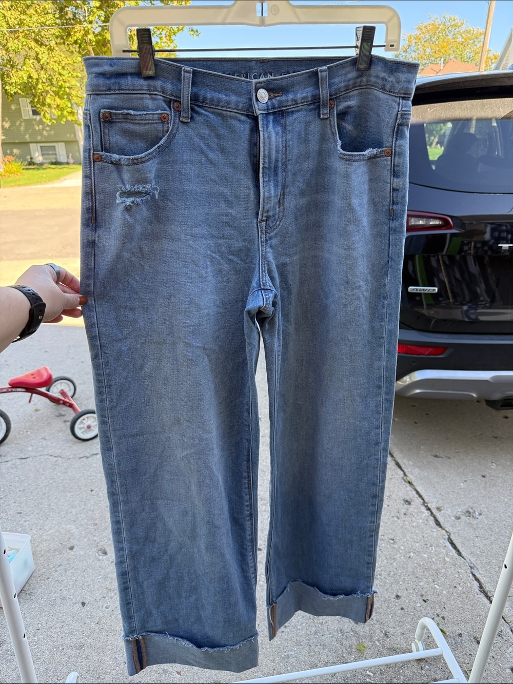 American Eagle Outfitters Men’s Medium Blue Straight Jeans